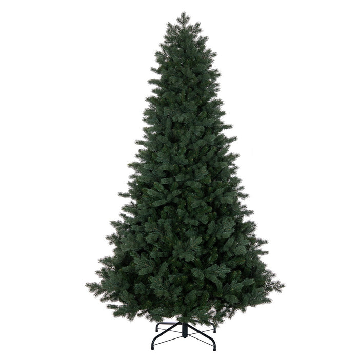 6'6"Hx51"W PE Northern Blue Spruce Artificial Christmas Tree, Unlit -Green - DT254165