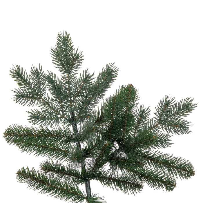 7'6"Hx58"W PE Northern Blue Spruce Artificial Christmas Tree, Unlit -Green - DT254175