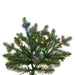 7'6"Hx58"W PE Northern Blue Spruce Artificial Christmas Tree, LED Pre-Lit (Multi-Mode) -Green - DT254178LEDCC