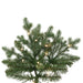 6'6"Hx51"W PE Northern Blue Spruce Artificial Christmas Tree, LED Pre-Lit (Multi-Mode) -Green - DT2541658LEDCC