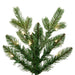 6'6"Hx60"W PE Norwegian Spruce Artificial Christmas Tree, LED Pre-Lit (Multi-Mode) -Green - DT257368LEDCC