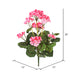20" Silk Geranium Flower Bush -Pink (Pack of 12) - FA174601-4