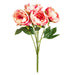 20" Silk Peony Flower Bush -Pink (Pack of 6) - FA174703