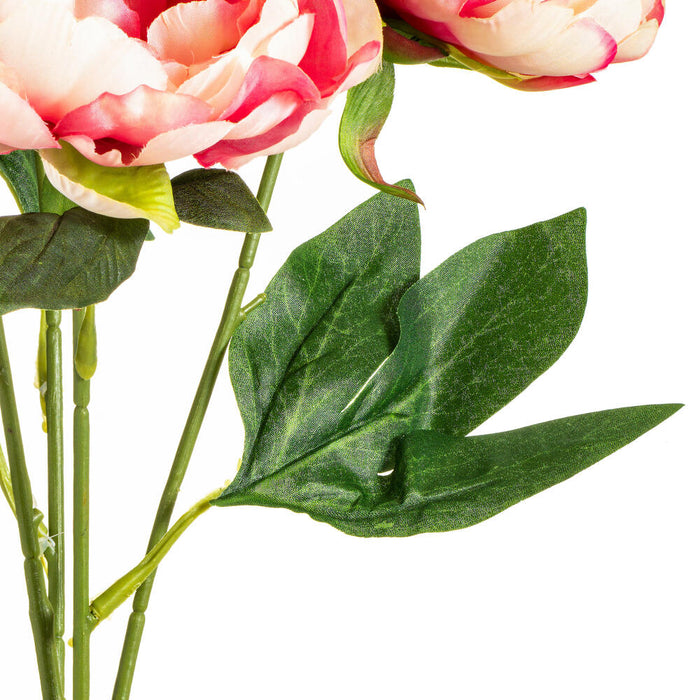 20" Silk Peony Flower Bush -Pink (Pack of 6) - FA174703