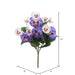 10" Silk Pansy Flower Bush -Purple (Pack of 12) - FA186466