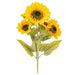 25" Silk Sunflower Flower Bush -Yellow (Pack of 4) - FA187301