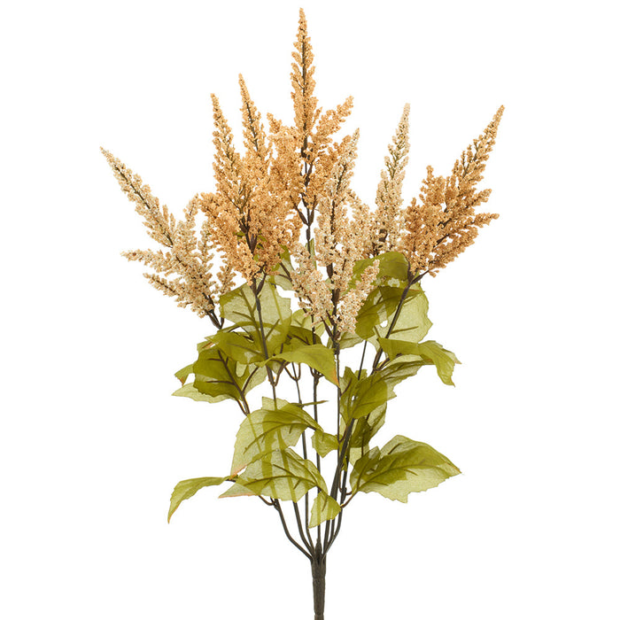 25" Astilbe Artificial Flower Bush -Cream/Beige (Pack of 12) - FBA006-CR/BE