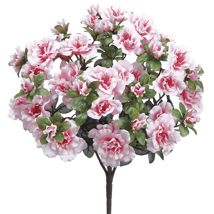 25" Silk Azalea Flower Bush -Light Pink (pack of 12) - FBA203-PK/LT