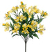 21" Silk Alstroemeria Flower Bush -Yellow (pack of 12) - FBA366-YE