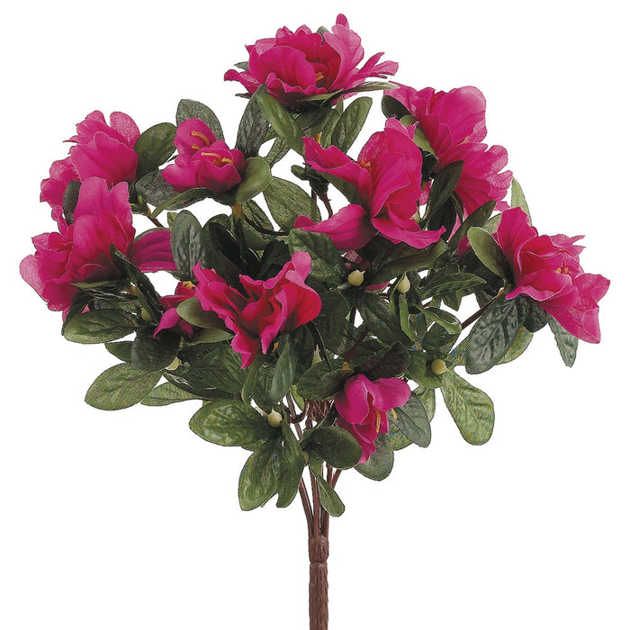 13" Silk Azalea Flower Bush -Fuchsia (pack of 36) - FBA507-FU