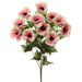 19" Silk Anemone Flower Bush -Coral/Cream (pack of 12) - FBA509-CO/CR
