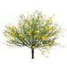 8" Gypsophila Baby's Breath Artificial Flower Bush -Yellow (pack of 12) - FBB011-YE