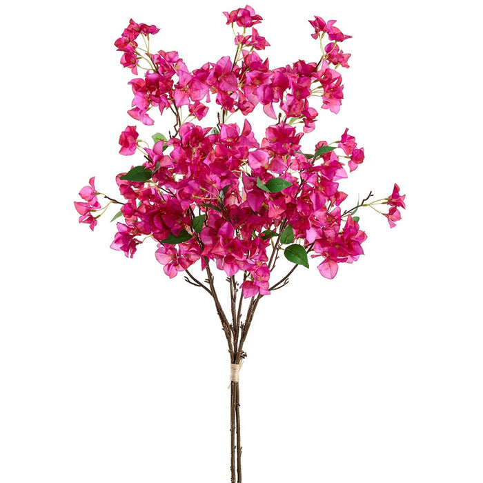 41.5" Bougainvillea Silk Flower Stem Bundle -Orchid (Pack of 4) - FBB066-OC