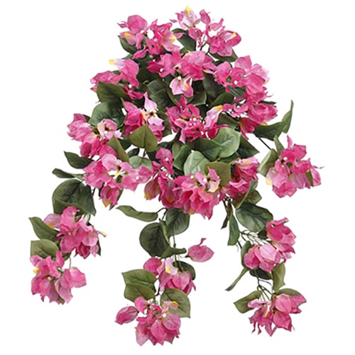 24" Bougainvillea Silk Hanging Flower Bush -Mauve/Pink (pack of 6) - FBB103-MV/PK