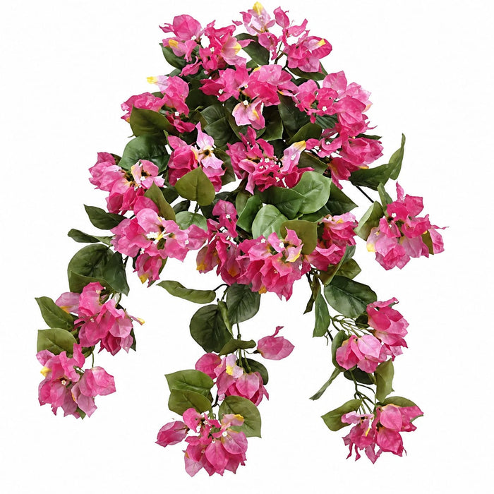 24" Bougainvillea Silk Hanging Flower Bush -Mauve/Pink (Pack of 6) - FBB103-MV/PK