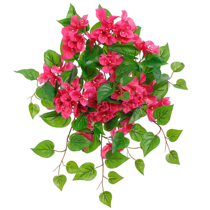 20" Outdoor UV-Resistant Artificial Bougainvillea Flower Bush -Beauty (Pack of 6) - FBB114-BT