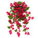 24" Outdoor UV-Resistant Artificial Hanging Bougainvillea Flower Bush -Beauty (Pack of 6) - FBB115-BT