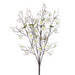23" Silk Peach Blossom Flower Bush -White (pack of 12) - FBB210-WH