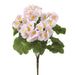 15.5" Silk Begonia Flower Bush -Light Pink (pack of 12) - FBB275-PK/LT