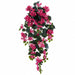 42" Outdoor UV-Resistant Artificial Hanging Bougainvillea Flower Bush -Beauty (Pack of 12) - FBB603-BT