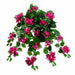 24" Silk Bougainvillea Hanging Flower Bush -Fuchsia (Pack of 12) - FBB854-FU