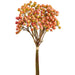 13" Artificial Crabapple Fruit Stem Bundle -Orange (Pack of 24) - FBC165-OR