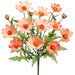 18" Silk Cosmos Flower Bush -Coral (pack of 12) - FBC303-CO