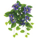 20.5" UV-Resistant Outdoor Artificial Hanging Clematis Flower Bush -Purple (pack of 6) - FBC313-PU