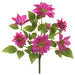 14.5" Silk Clematis Flower Bush -Orchid (pack of 6) - FBC326-OC