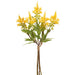 19" Silk Orange Jessamine Flower Stem Bundle -Yellow (pack of 12) - FBC515-YE