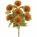24" Dahlia Silk Flower Bush -Tan (Pack of 12) - FBD001-TN