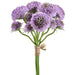 14" Pompon Dahlia Silk Flower Bouquet -Purple/Lavender (Pack of 12) - FBD055-PU/LV
