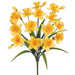 21" Faux Daffodil Flower Bush -Yellow (pack of 12) - FBD442-YE