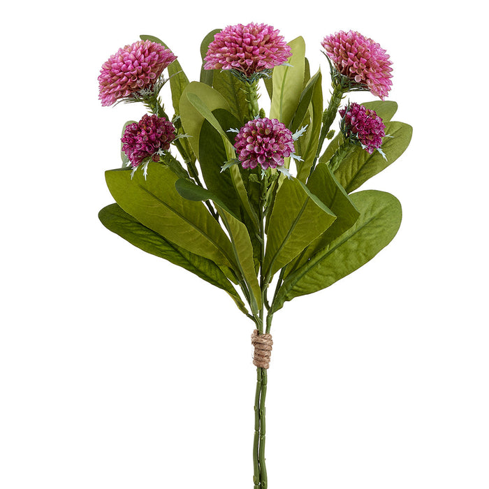 17" Dahlia Silk Flower Stem Bundle -Boysenberry (Pack of 12) - FBD553-BB
