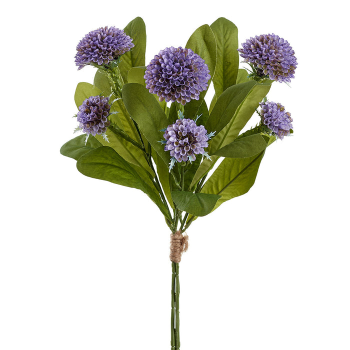 17" Dahlia Silk Flower Stem Bundle -Purple (Pack of 12) - FBD553-PU