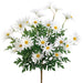 19" Silk Daisy Flower Bush -White (pack of 12) - FBD612-WH