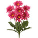 19" Silk Gerbera Daisy Flower Bush -Pink (pack of 12) - FBD617-PK