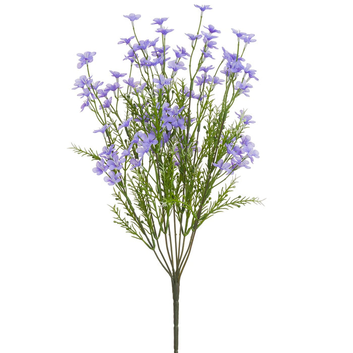 18" Silk Forget Me Not Myosotis Flower Bush -Lavender (pack of 12) - FBF003-LV