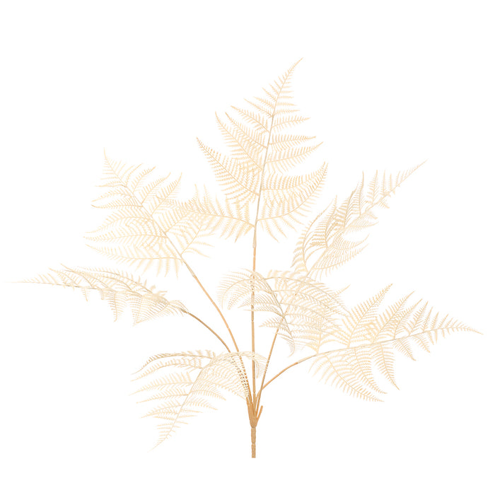 28" Fern Silk Plant -White (pack of 6) - FBF477-WH