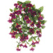 20" Silk Fuchsia Hanging Flower Bush -Violet/Red (pack of 6) - FBF632-VI/RE