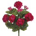 13" Silk Geranium Flower Bush -Beauty (pack of 12) - FBG114-BT