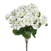 18.5" Outdoor UV-Resistant Artificial Geranium Flower Bush -Cream (Pack of 12) - FBG309-CR