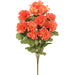 17" Silk Geranium Flower Bush -Coral (pack of 12) - FBG514-CO