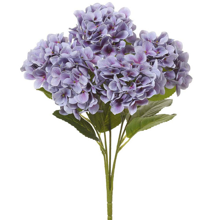 20" Silk Hydrangea Flower Bush -Blue (Pack of 12) - FBH030-BL