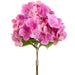 14.5" Hydrangea Silk Flower Stem Bundle -Pink (Pack of 12) - FBH048-PK