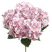 20" Silk Hydrangea Flower Bush -Lavender (pack of 6) - FBH060-LV