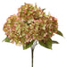 18" Silk Hydrangea Flower Bush -Cream/Magenta (pack of 12) - FBH061-CR/MG