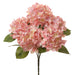18" Silk Hydrangea Flower Bush -Pink (pack of 12) - FBH061-PK