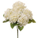 18" Silk Hydrangea Flower Bush -White (pack of 12) - FBH061-WH