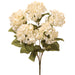 21" Hydrangea Faux Flower Bush -Cream (pack of 12) - FBH105-CR